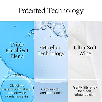 Neutrogena Micellar Makeup Remover Wipes – Alcohol-Free, Waterproof Mascara Removal – Twin Pack 2 x 25 Count