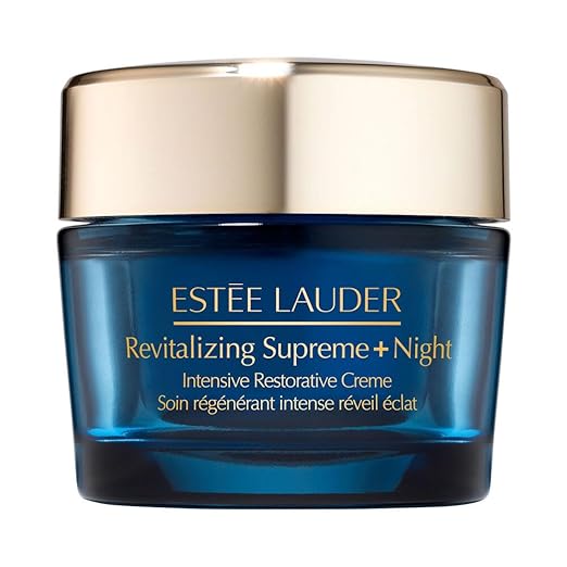 Estée Lauder Revitalizing Supreme+ Night Intensive Restorative Face Cream – Anti-Aging Moisturizer with Hyaluronic Acid – 1.7 oz