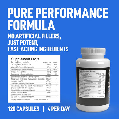 Enhance – Premium Male Enhancement Supplement | 100% Natural, US Made