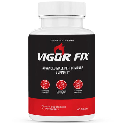 Vigor Fix Male Health Pills – Supports Libido, Stamina & Masculine Vitality | 60 Tablets
