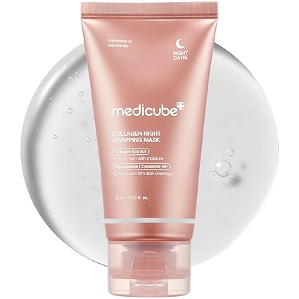 Medicube Wrapping Mask Collagen Overnight Peel Off Mask – Elasticity & Hydration Care – 2.53 fl oz