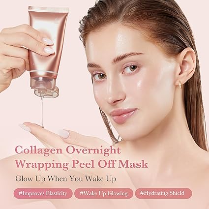 Medicube Wrapping Mask Collagen Overnight Peel Off Mask – Elasticity & Hydration Care – 2.53 fl oz