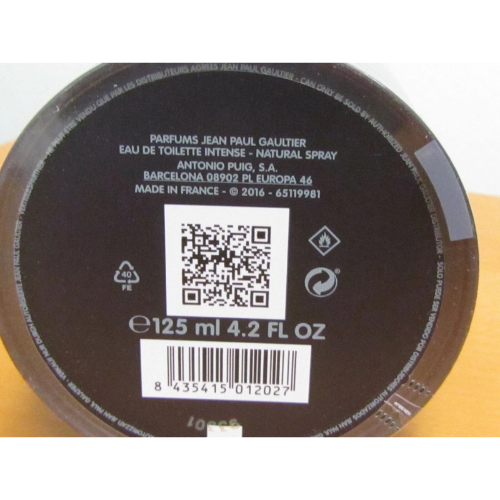 Jean Paul Gaultier Ultra Male Intense Men Cologne4.2oz Eau DeToilette Spray  NEW