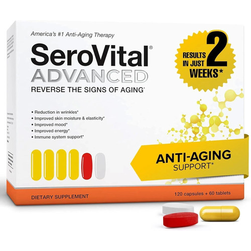 SeroVital Advanced Dietary Supplement 120 Capsules + 60 Tablets  New