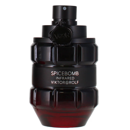 Viktor & Rolf Spicebomb Infrared Eau de Toilette for Men – 3.0 fl oz (90ml) Intense Spicy Fragrance