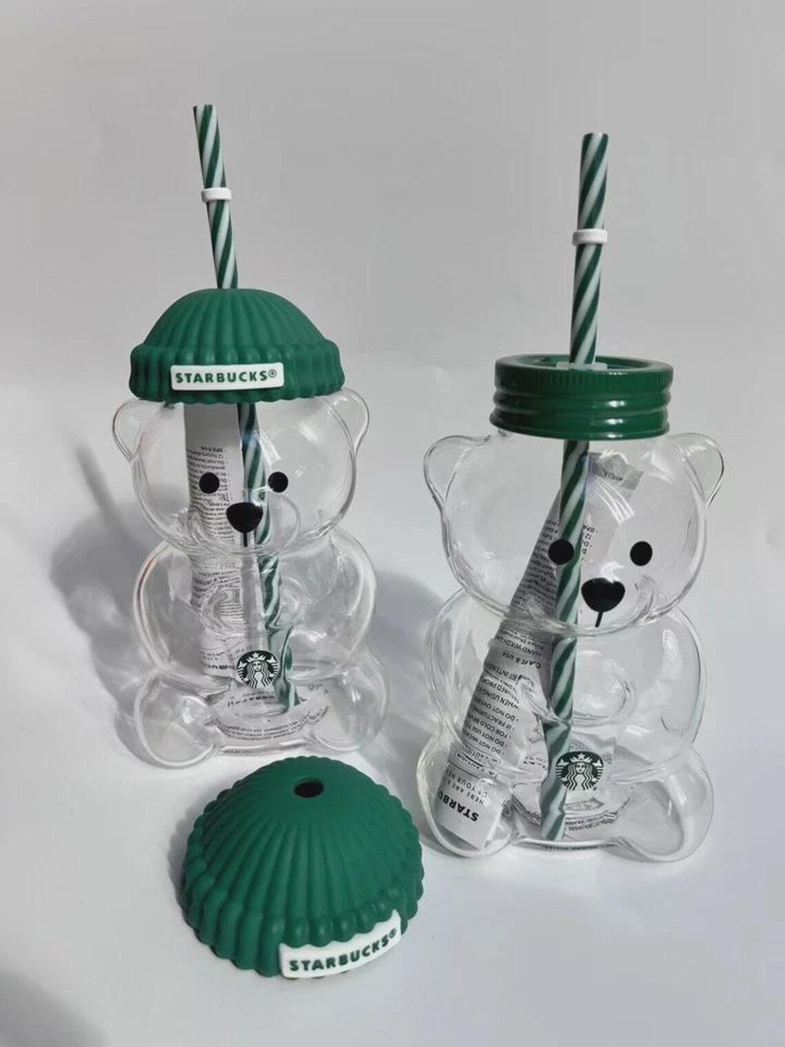 Starbucks Bear Glass Cup Limited Edition