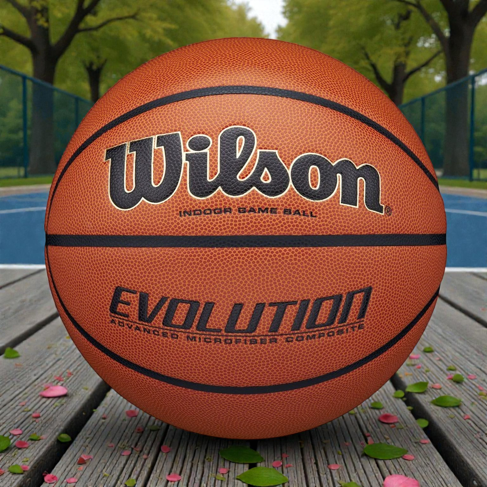 Official Size Game Basketball Ball Indoor Training Sports Leather 29.5 Inch