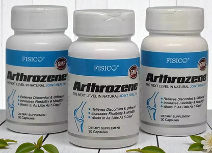 3x Fisico Arthrozene Natural Joint Health Supplement 30 Capsules Free Shipping