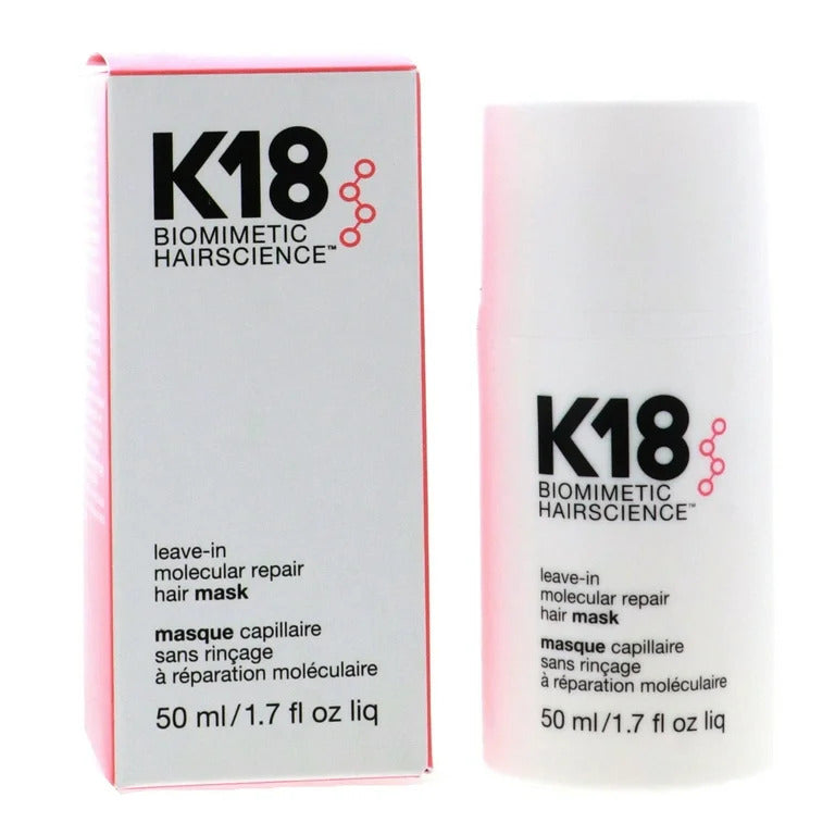 K18 Leave-In Molecular Repair Hair Mask – 1.7 oz Treatment for Damaged Hair