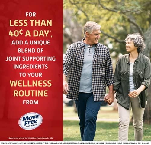 Centrum Move Free Advanced Joint Support – Glucosamine & Chondroitin 1500mg, 120 Tablets