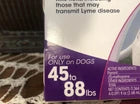 Frontline plus for dogs 45-88 lbs 4 doses Made in France