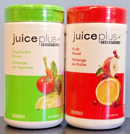 Juice Plus+ - USA - Blended Fruit & Veg Juice Powders(120 ea/240 Caps) - 10/26!