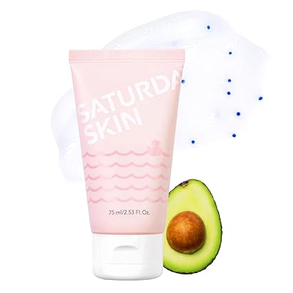 Saturday Skin Rub-A-Dub Refining Peel Gel – Exfoliating Face Wash & Fruit Enzyme Scrub – 2.53 fl oz (75ml)