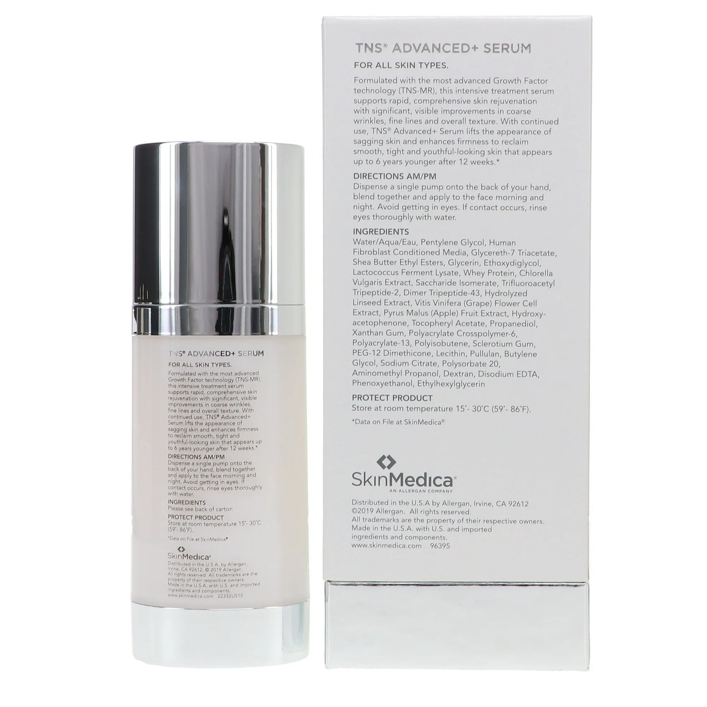 SkinMedica TNS Advanced+ Serum 1 oz – Anti-Aging Skin Rejuvenation Treatment (Sealed)