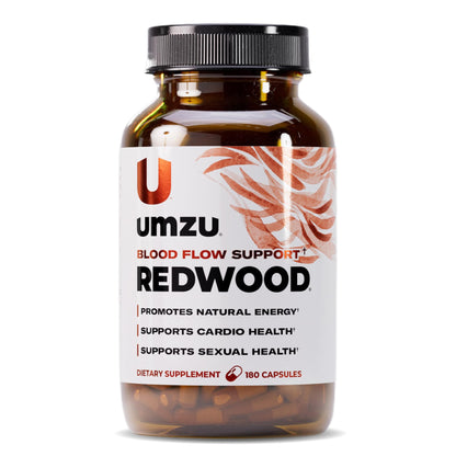 UMZU Redwood Nitric Oxide Booster Capsules – 30 Day Supply – N.O. Supplement for Circulatory & Blood Flow Support